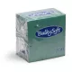 BulkySoft szalvéta sötétzöld, 2 rétegű, 24x24 cm, 100 lap, 1/4 hajtott, 20 csomag/karton