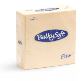  BulkySoft szalvéta krém, 2 rétegű, 38x38 cm, 40 lap, 1/4 hajtott, 36 csomag/karton