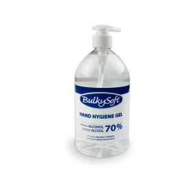   BulkySoft kézfertőtlenítő gél pumpás flakonban, 1000 ml, 12 db/karton