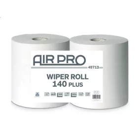   BulkySoft Air-Pro Wiper Roll Airlaid ipari törlőpapír, 1 rétegű, fehér, 28,5cm átmérő, 140 méter, 500 lapos, 2 tekercs/zsák