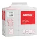 Katrin Non-Stop Long Handy Pack interfold ''W'' hajtogatott kéztörlő, 2 rétegű, fehér, 20,3x32 cm, 120 lapos, 25 csomag/zsák