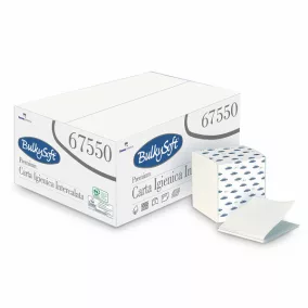   BulkySoft Premium hajtogatott toalettpapír (wc papír), 2 rétegű, hófehér, 250 lapos, 36 csomag/doboz