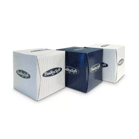   BulkySoft Excellence kozmetikai törlőkendő, 2 rétegű, hófehér, 90 lapos, 24 doboz/gyűjtőkarton