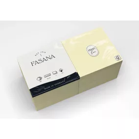   Fasana Dinner szalvéta krém, 3 rétegű, 40x40 cm, 250 lap, 1/4 hajtott, 4 csomag/karton