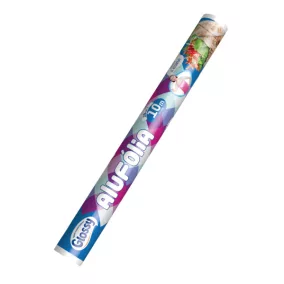   Glossy alufólia, 10 méteres, 9 mikron vastag, 50 tekercs/karton