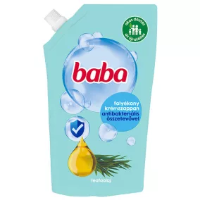   Baba folyékony szappan utántöltő 500ml, antibakteriális hatású, teafaolaj