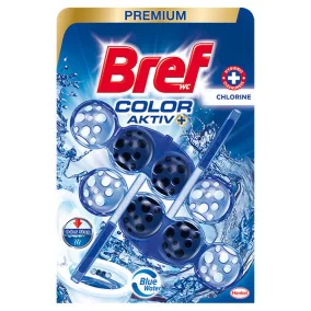Bref Color Aktiv wc tisztító Chlorine, 2x50g