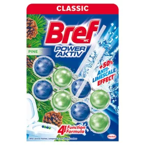 Bref Power Aktiv wc tisztító Pine, 2x50g