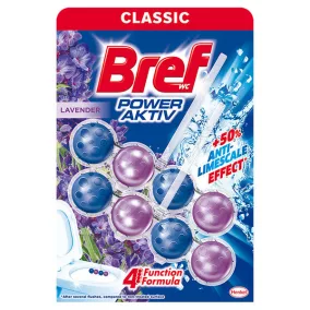 Bref Power Aktiv wc tisztító Lavender, 2x50g
