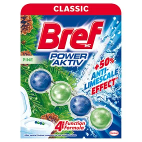 Bref Power Aktiv wc tisztító Pine, 50g
