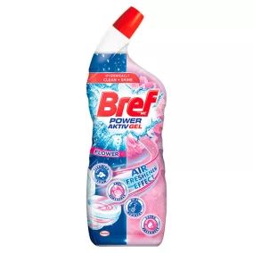 Bref Power Aktiv Gel WC tisztító Flower, 700 ml