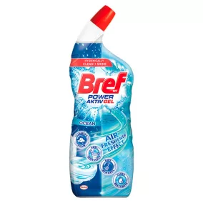 Bref Power Aktiv Gel WC tisztító Ocean, 700 ml