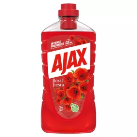   Ajax Floral Fiesta általános tisztítószer, Red Flowers (piros), 1 liter