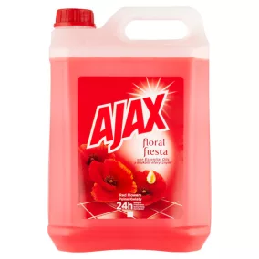   Ajax Floral Fiesta általános tisztítószer, Red Flowers (piros), 5 liter