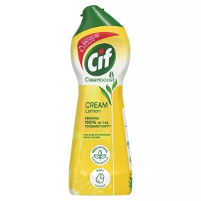 Cif Cleanboost súrolókrém Lemon (sárga), 250 ml