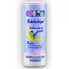 Dino babahintőpor kamilla és aloe vera kivonattal, 100g