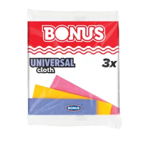 Bonus általános törlőkendő 3 db-os, B163