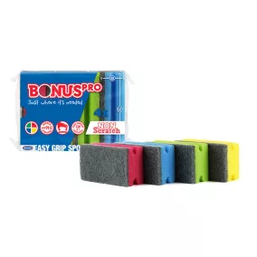   Bonus PRO formázott mosogatószivacs, 4 db-os, HACCP/HoReCa, B118