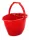 Bonus felmosó vödör csavarókosárral, 11 literes, HACCP/HoReCa, piros, B186