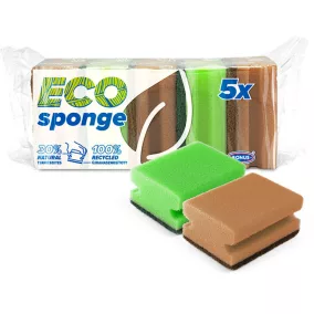 Bonus formázott mosogatószivacs, 5 db-os, B385