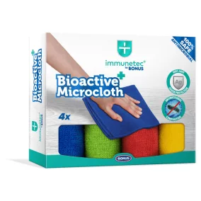   Immunetec by BONUS Bioactive MicroCLEAN+ mikroszálas törlőkendő, 4 db-os, B785