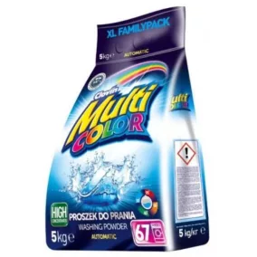   Multicolor kompakt mosópor fehér és színes ruhákhoz, 67 mosás/5 kg