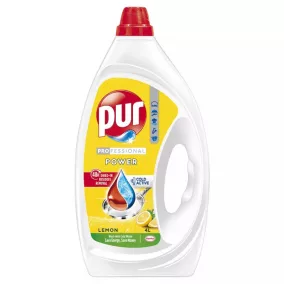 Pur Professional mosogatószer Power Lemon, 4 liter