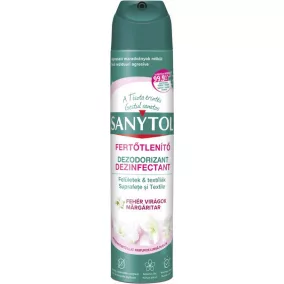   Sanytol fertőtlenítő légfrissítő aeroszol, fehér virágok, 300 ml