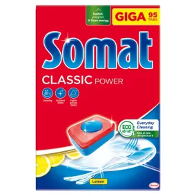   Somat Classic Power mosogatógép tabletta 95 db-os (GIGA), Lemon Fresh