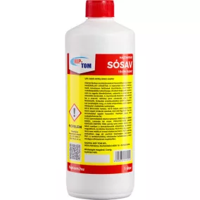 Háztartási sósav 20%-os, 1 liter