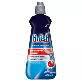   Finish Shine & Protect mosogatógép öblítőszer, regular vagy citromos, 400ml