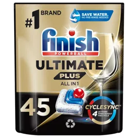   Finish Ultimate Plus All in 1 mosogatógép tabletta, 45 darabos, Regular/Lemon