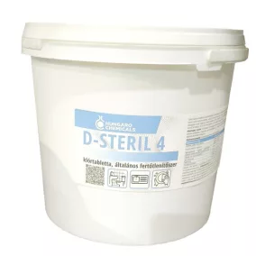   D-Steril 4 klórtabletta, általános fertőtlenítőszer, 5 kg/kb. 1650 db