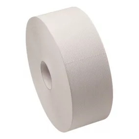   Jumbo toalettpapír (wc papír), 28 cm átmérő, 1 rétegű, natúr, 100% újrahasznosított, 300 méter/tekercs, 6 tekercs/zsák