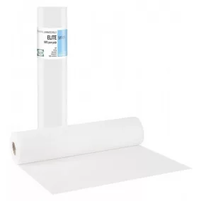   Elite orvosi lepedő PE borítással, 1 réteg papír+1 réteg PE bevonat, 59 cm széles, 50 méter, 132 lapos, 6 tekercs/doboz