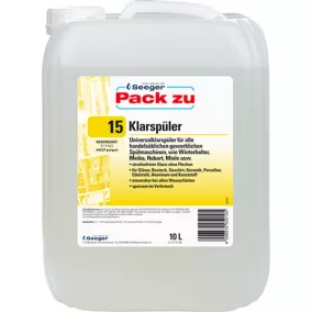 Pack zu 15 gépi öblítőszer, 10 liter