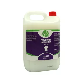 Smile Clean folyékony mosószer fehér ruhákhoz, 5 liter