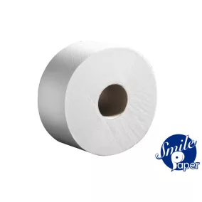   Smile Expert 319 prémium toalettpapír (wc papír), 19 cm átmérő, 100 méter, 3 rétegű, hófehér, 100% cellulóz, 12 tekercs/zsák