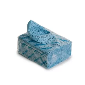   Smile 100% polipropilén (Polytex) szöszmentes törlőkendő, íves kiszerelés, kék színű, 26,5 x42 cm, 50 lap/csomag