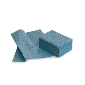   Smile 100% polipropilén (Polytex) szöszmentes törlőkendő, íves kiszerelés, kék színű, 40x42 cm, 35 lap/csomag