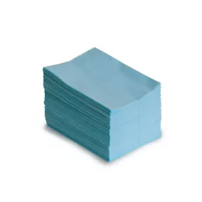   Smile kreppelt szöszmentes (Non-woven) törlőkendő, íves kiszerelés, türkíz színű, 27x30,5 cm, 50 lap/csomag