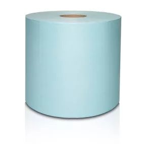   Smile kreppelt szöszmentes (Non-woven) törlőkendő, tekercses kiszerelés, türkíz színű, 17x36 cm, 200 lap/tekercs (SMILESZMJET65V vödörrel komaptibilis)