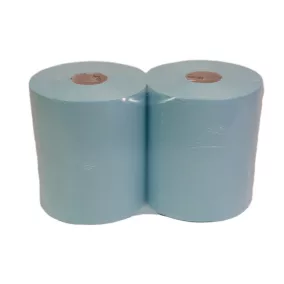   Smile sima felületű szöszmentes (Non-woven) törlőkendő, tekercses kiszerelés, türkíz színű, 26x38 cm, 500 lap/tekercs