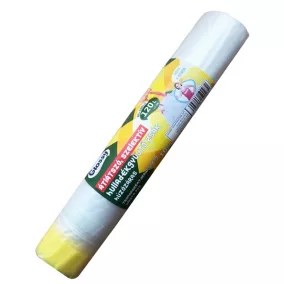   Glossy szelektív hulladékgyűjtőzsák, átlátszó, húzózáras, 60x100 cm, 120 liter, 10 db/tekercs