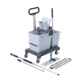   Vileda US Pro Ready to Go takarítókocsi, 11+25 liter, mop, moptartó, nyél (173906)