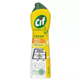 Cif Cleanboost súrolókrém Lemon (sárga), 500 ml
