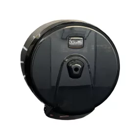   Vialli Mini toalettadagoló 19 cm belső magos toalettpapírokhoz, fekete, KIFUTÓ!