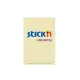 Öntapadó jegyzettömb, vonalas, 152x101 mm, 100 lap, STICK N, pasztellsárga