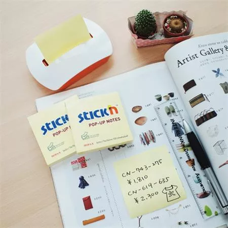 Jegyzettömb adagoló, "Z", STICK N, fehér