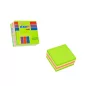   Öntapadó jegyzettömb, 51x51 mm, 250 lap, STICK N, neon zöld